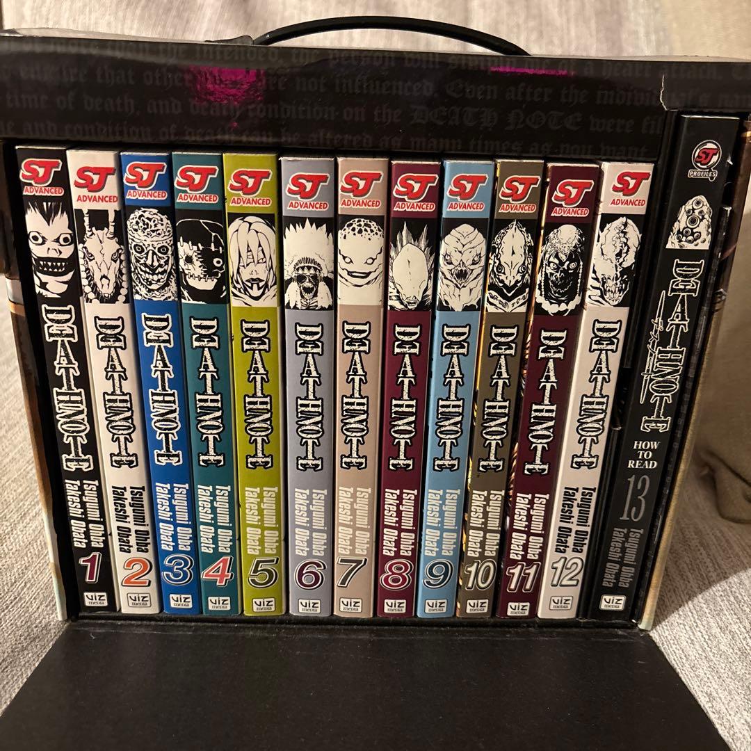 DEATH NOTE デスノート 英語版全巻＋箱付き 収納 BOX