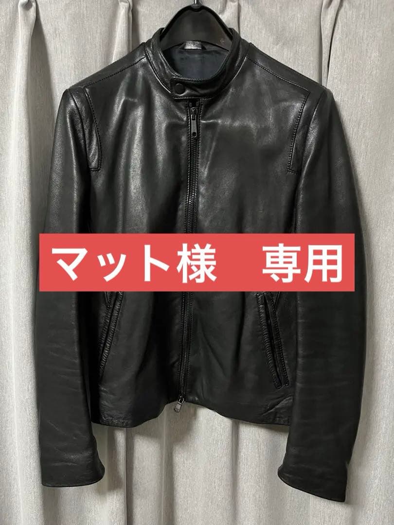 マ*ト様 ヴィクターアンドロルフ VIKTOR&ROLFシングルライダースレザー