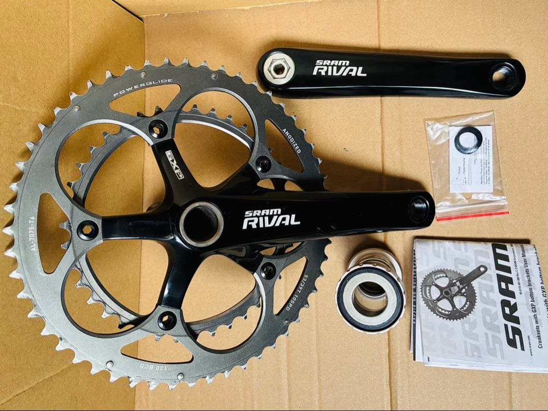SRAM クランクセット（BB付）