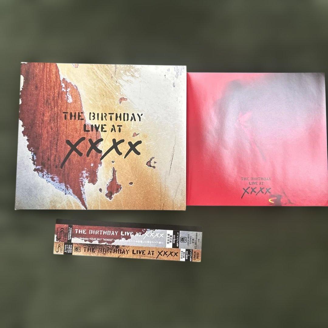 【完全生産限定盤】The Birthday LIVE AT XXXX 紙ジャケ