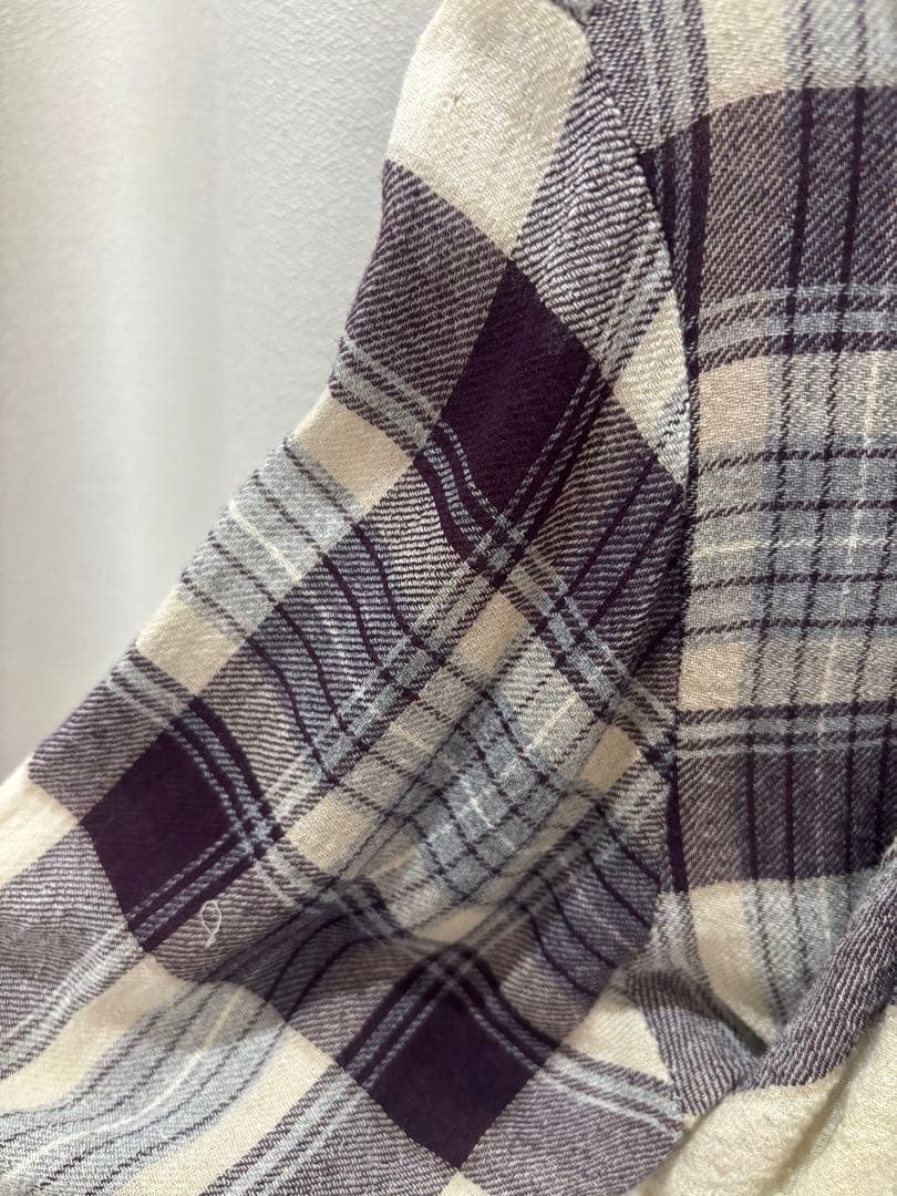 TODAYFUL ソフトウールロングシャツ ビスチェセット チェック F