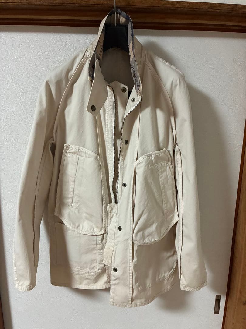 ✨美品✨ Barbour ホワイト カジュアルジャケット M
