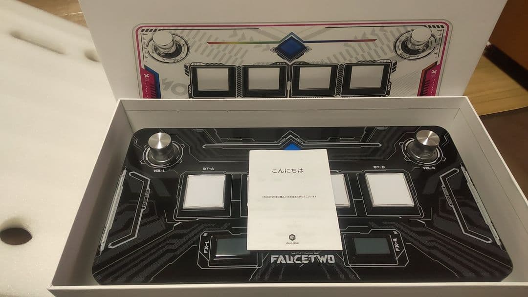 美品 サウンドボルテックス FAUCETWO EG skin 三和ボタン 静音