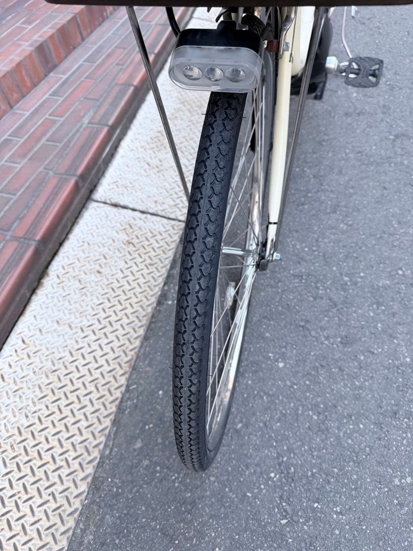 大阪府　ヤマハ 電動アシスト自転車 前バスケット付き