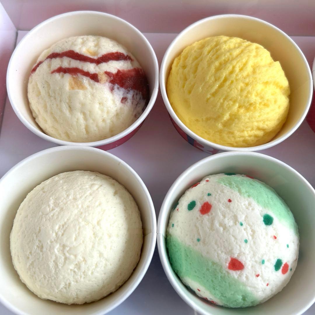食品サンプル　アイスクリームケース入り