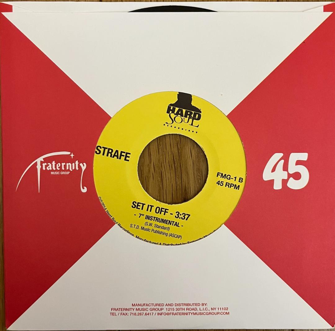 STRAFE SET IT OFF 7インチレコード