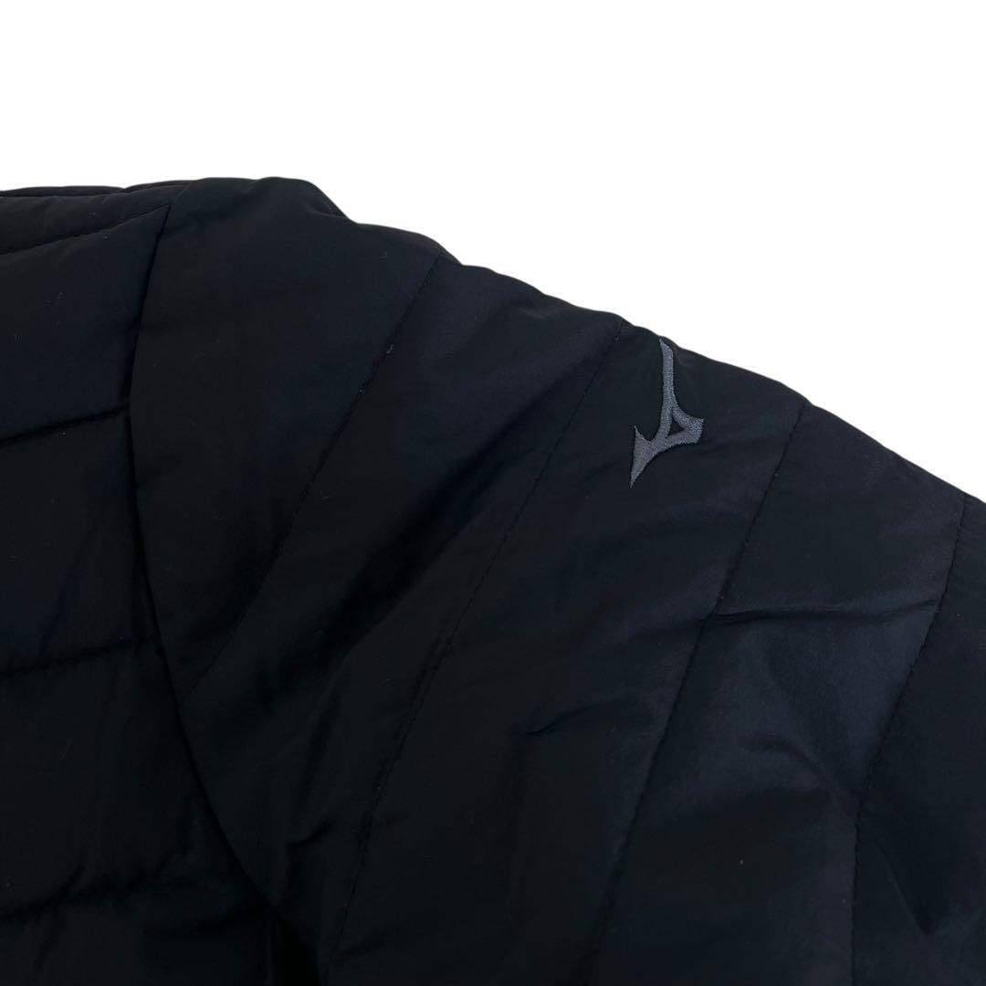 【新品タグ付】MIZUNO ブレスサーモ　ダウンジャケット　L レディース　黒
