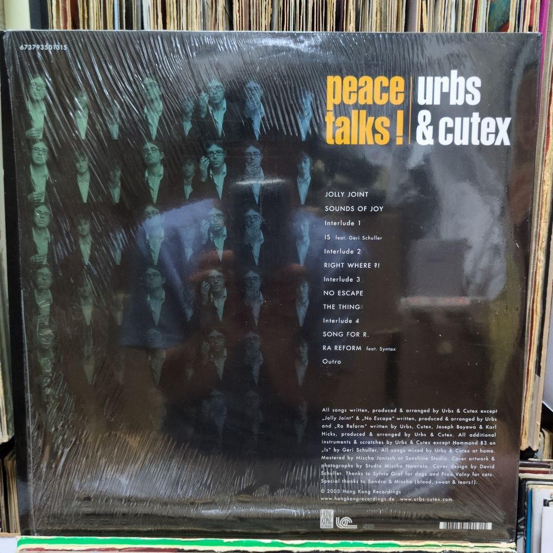 ☆美品☆urbs & cutex / peace talks ! / 2枚組LP