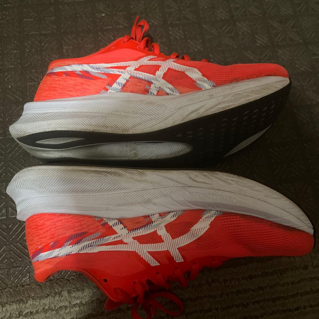 ASICS MAGIC SPEED4 26.5cm フラッシュレッド ランニング