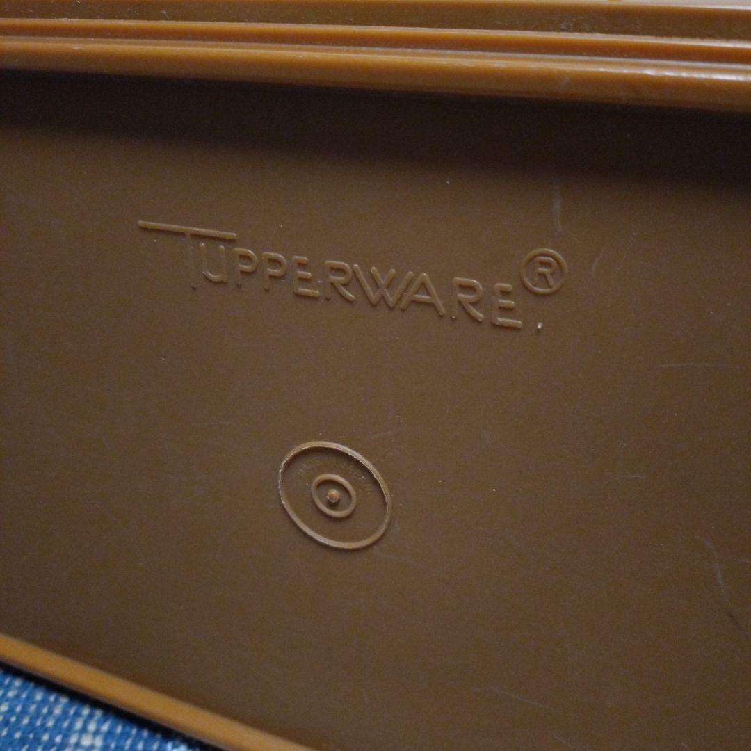 Tupperware ブラウン 食品保存容器 3個セット　H33×W27×D17