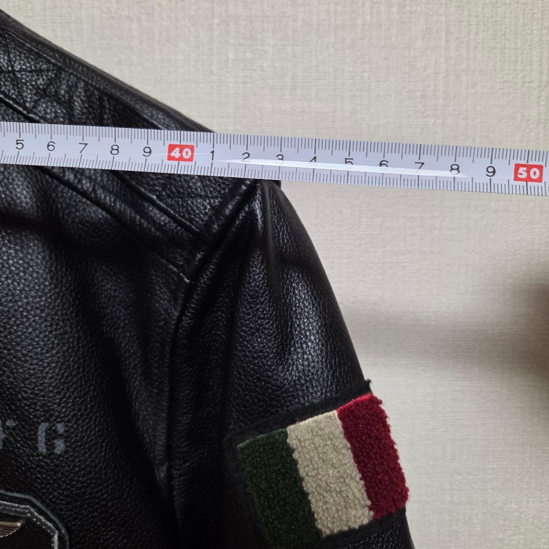 本革カウレザー　フライトジャケット A2刺繍入りLサイズ