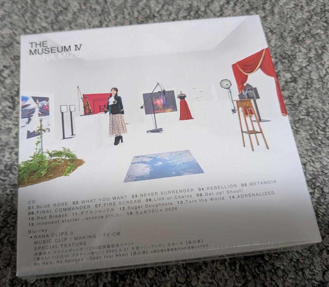 新品未開封　水樹奈々 THE MUSEUM Ⅳ 初回限定盤 CD＋Blu-ray
