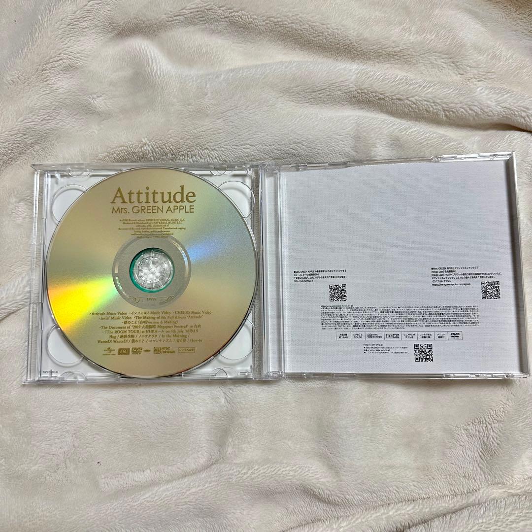 Mrs. GREEN APPLE Attitude 初回限定盤 CD アルバム