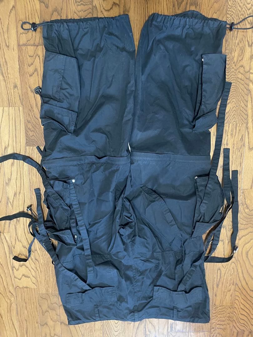 GS 黒 ukテクノパンツ