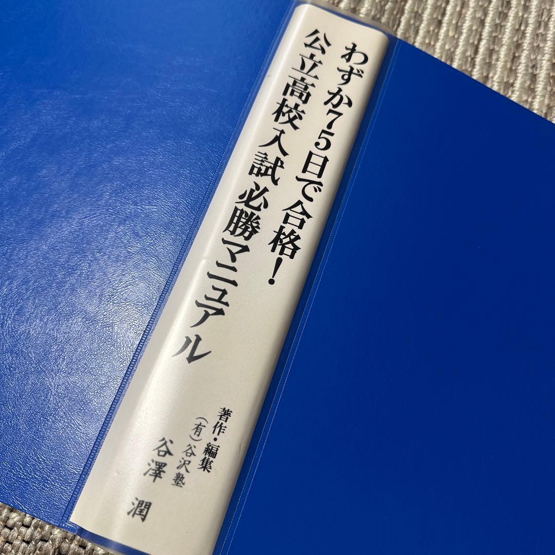 公立高校入試必勝マニュアル　谷澤潤