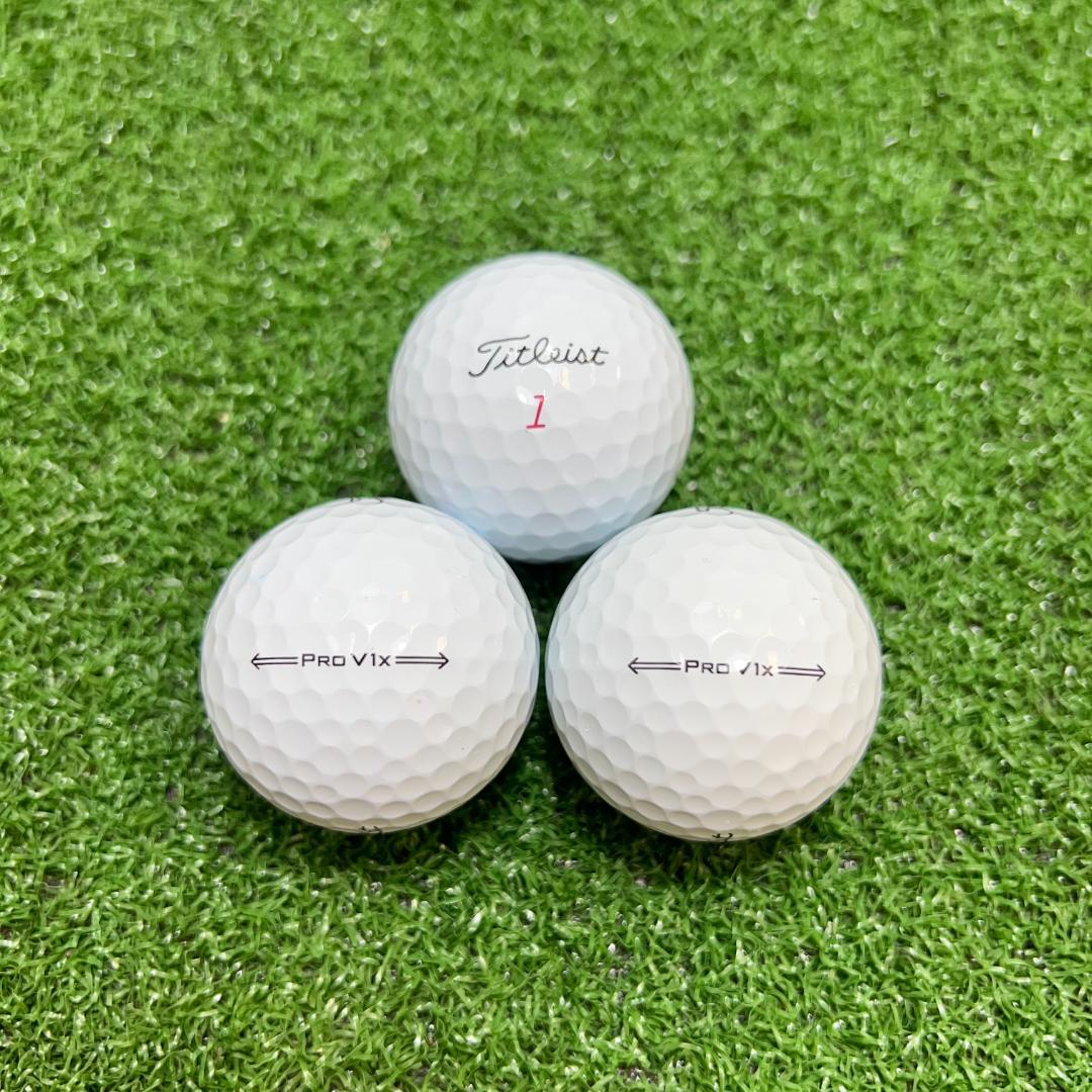 【S88】Titleist PRO V1X 白 21年 ロストボール 24球