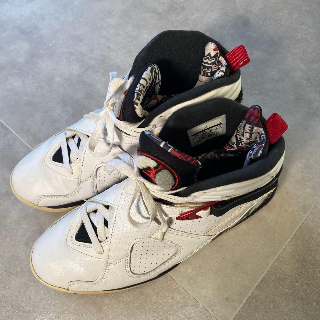 Air Jordan 8 ホワイト/レッド/ブラックALTERMATE