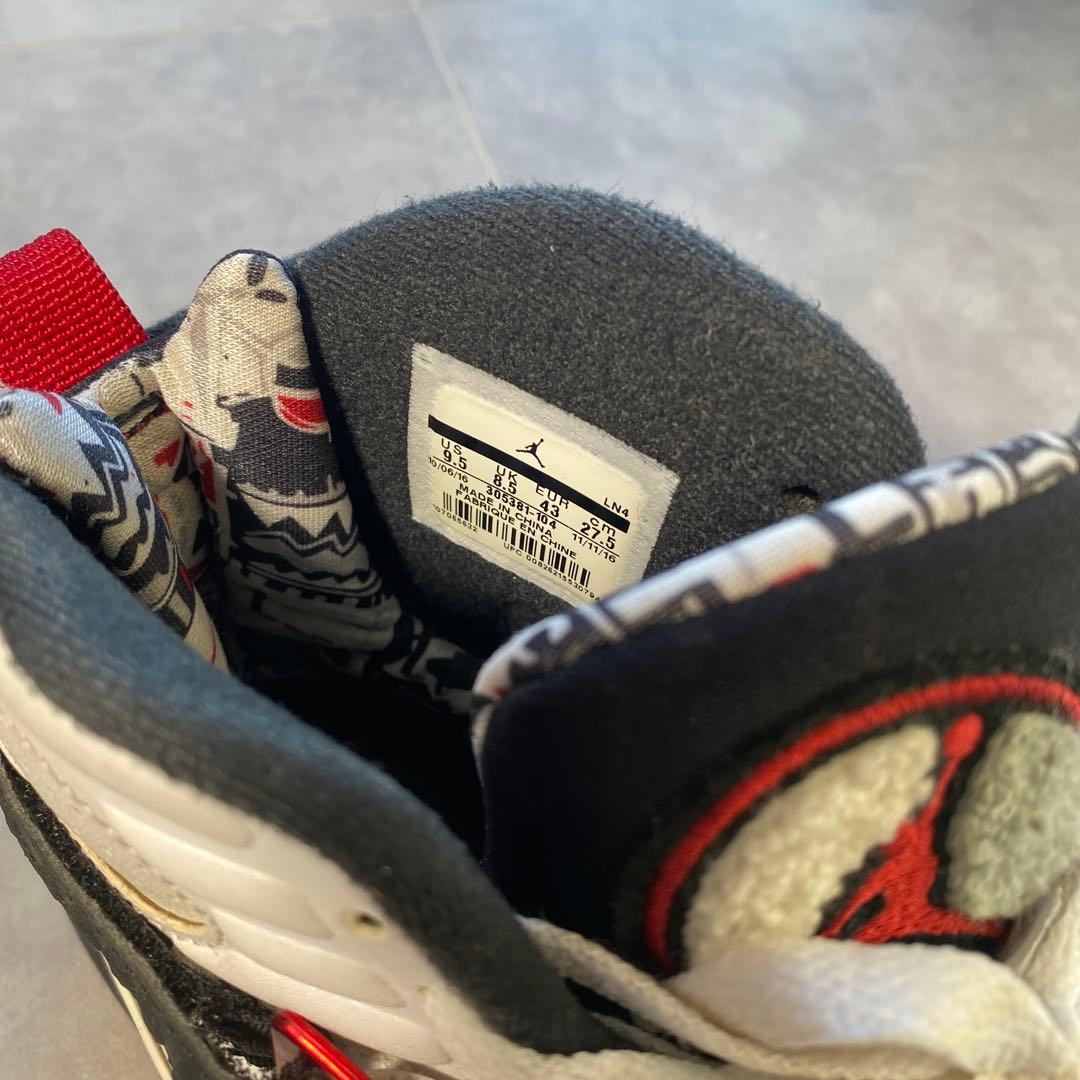 Air Jordan 8 ホワイト/レッド/ブラックALTERMATE