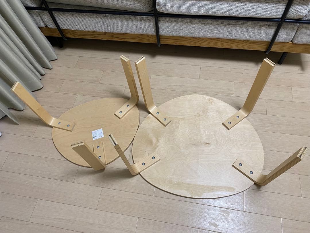 IKEA SVALSTA スヴァルスタ ネストテーブル2点セット