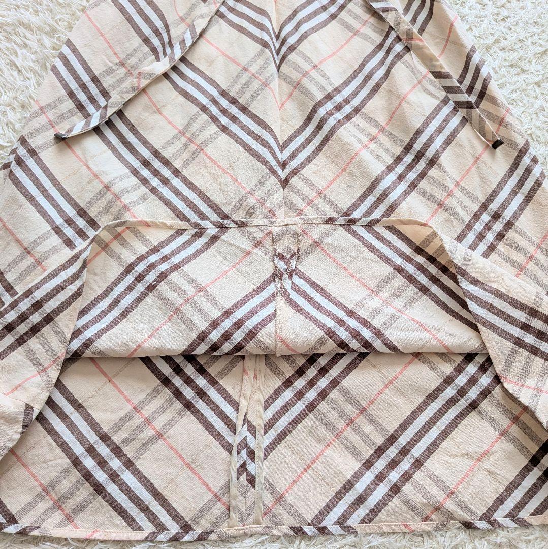 BURBERRY LONDON♪ノバチェックワンピース　リボンベルト　S