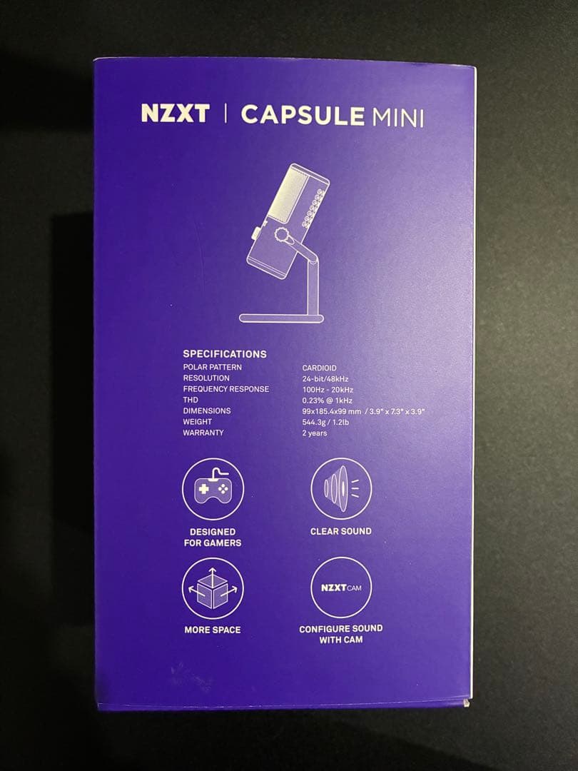 NZXT CAPSULE USBコンデンサーマイク