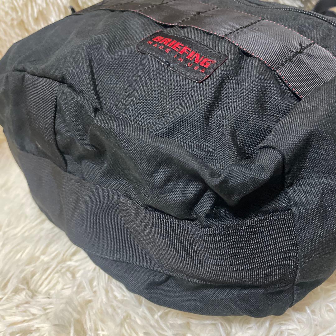 美品 ブリーフィング トートバッグ フライトライト ジム A4可 USA 廃盤黒