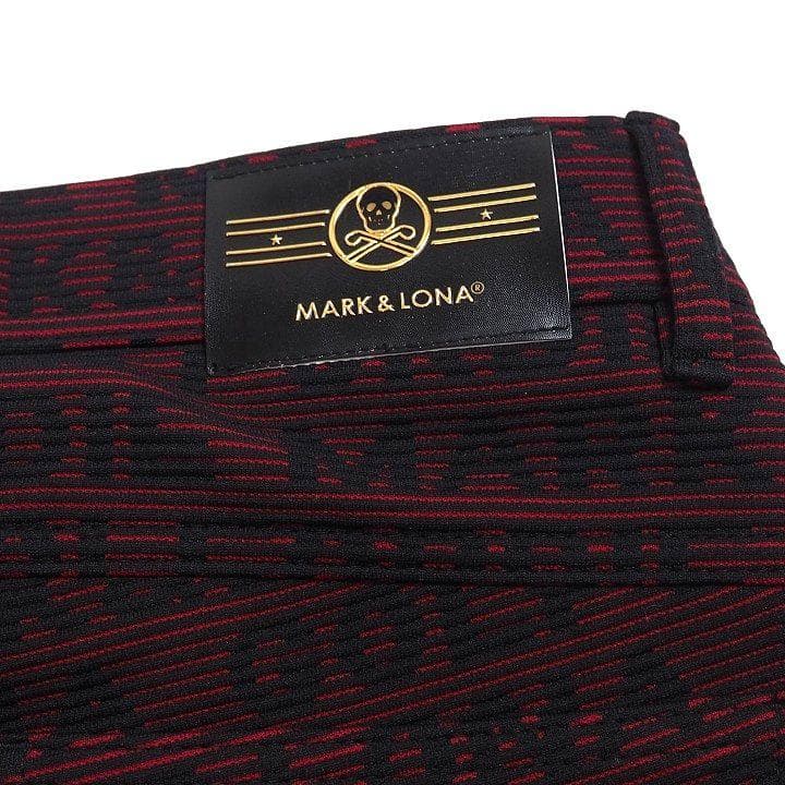 新品サンプル MARK & LONA マーク＆ロナ 総柄ゴルフパンツ 48