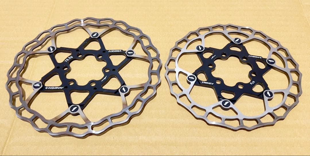 ASHIMA AINEON6 160/140mm 78.5g/68g ローター