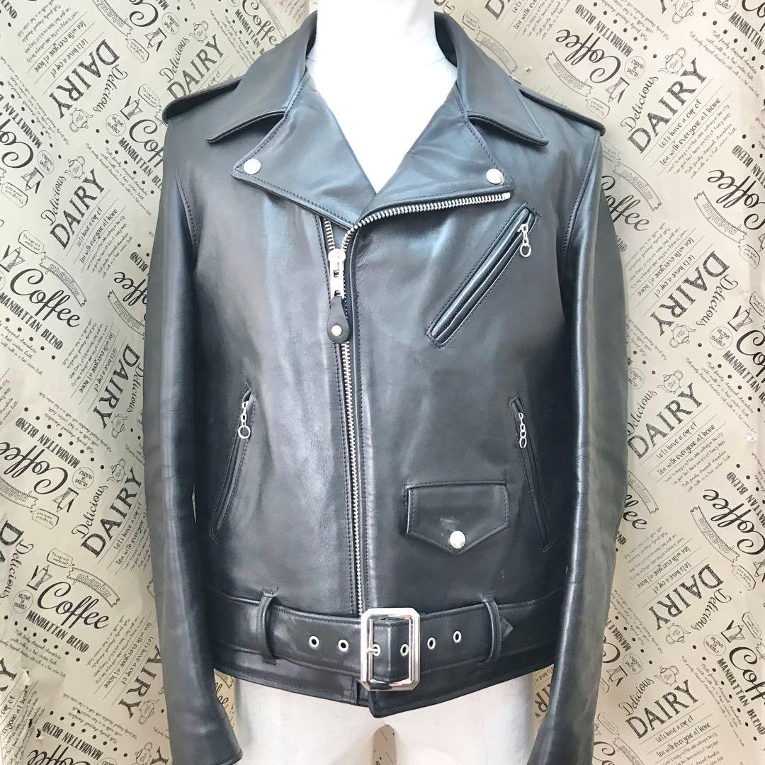 schott ステアハイドレザー 40 ダブルライダース ジャケット S3390