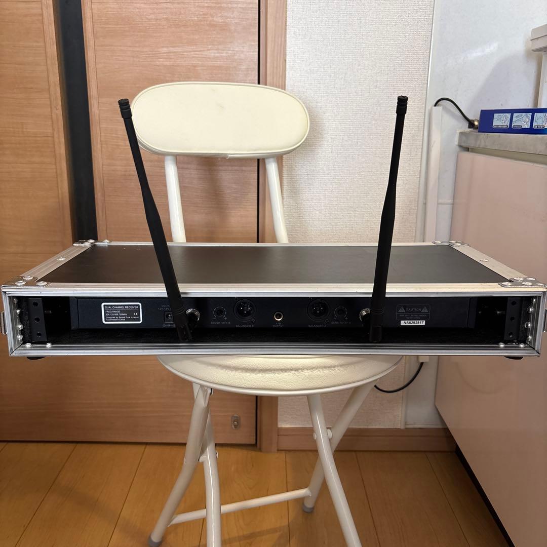 ワイヤレスマイク sound pure サウンドピュア 8011ラックケース1U