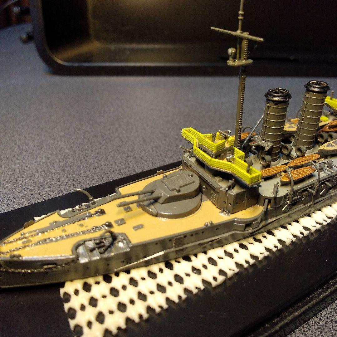 完成品プラモデル/日本海軍・三笠/栄光の戦勝戦艦です。