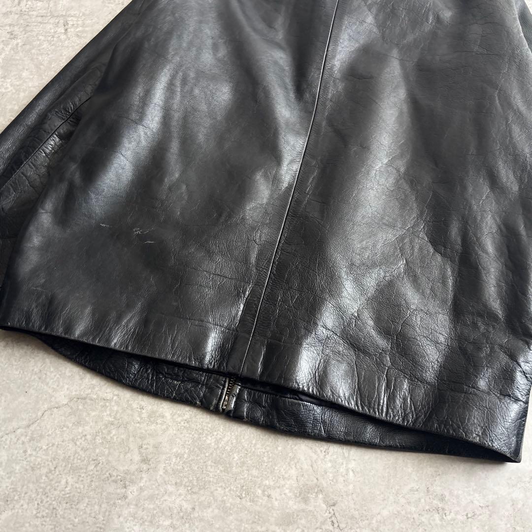 90's ■OLD GAP オールドギャップ レザージャケット ブルゾン 黒
