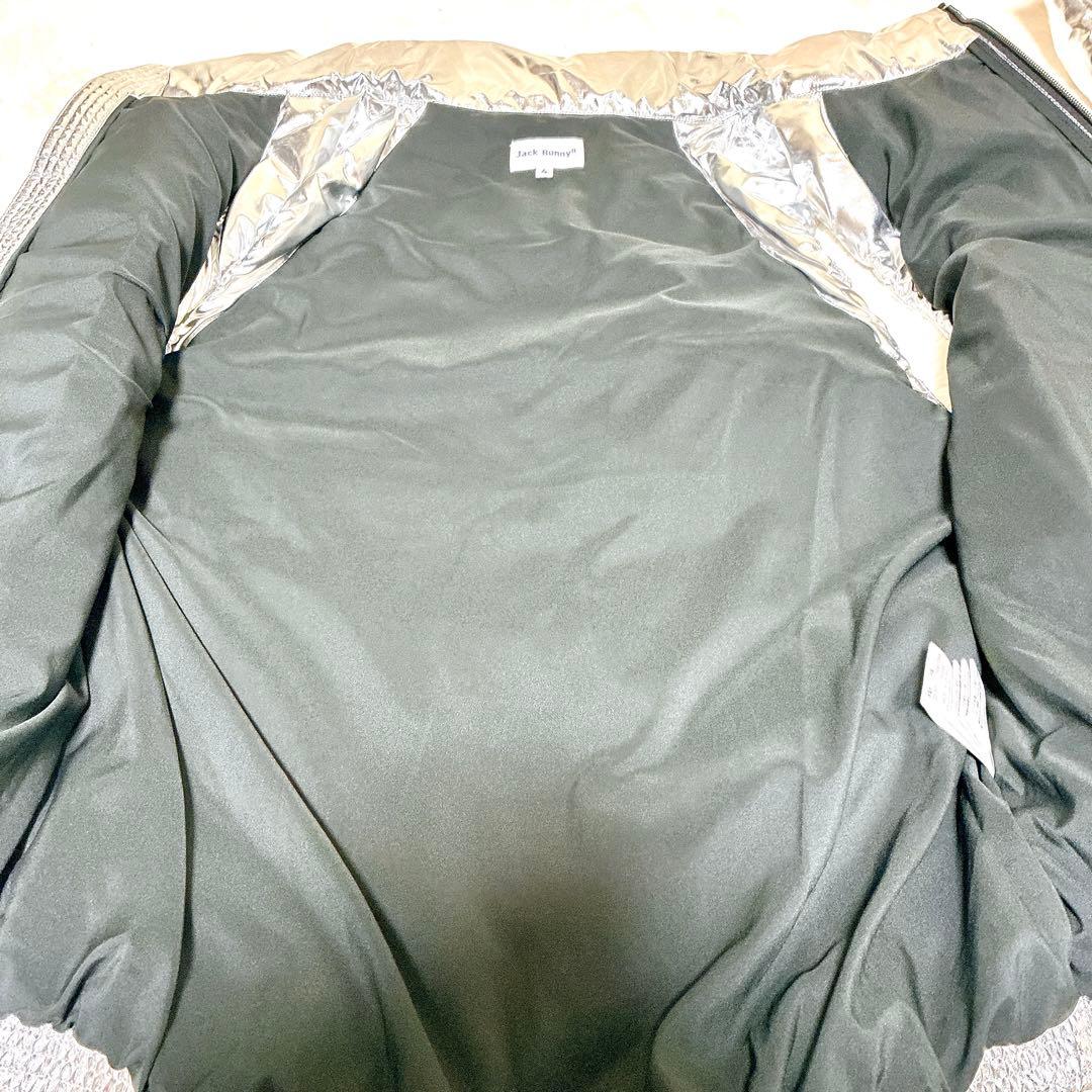 【レア】ジャックバニー　シルバー 中綿ジャケット　ベスト　2way ゴルフ　4
