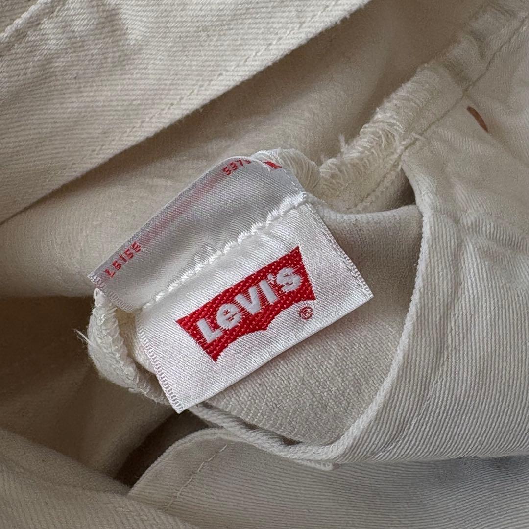 TAB！！Levi's 501 BigE ホワイト デニムパンツ w36