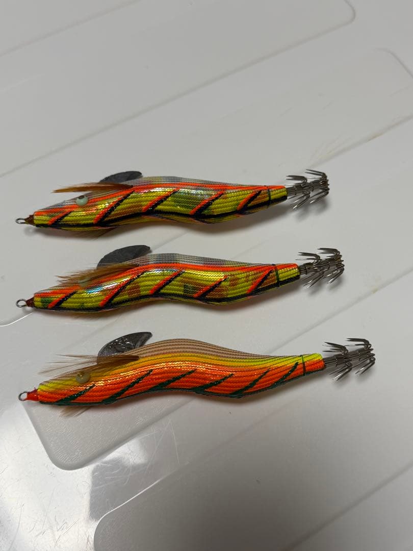 HAYASHI エギ 餌木猿 3.5号 スーパーシャロー3個セット 銀朱新品