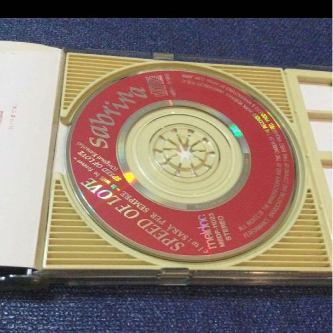 サブリナ SABRINA SPEED OF LOVE 8センチ8cmシングルCD