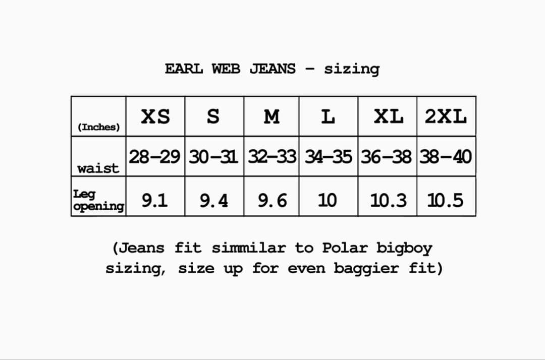 【最安値】Earl skateboards denim デニム 紫 mサイズ