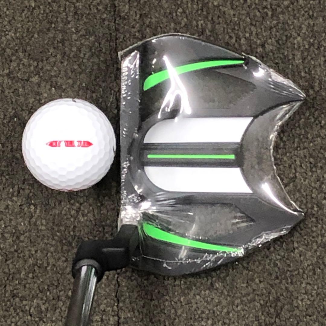 新品が超激安◆極太グリップと大型ヘッドの安定感抜群のカッコいいダイナミクスパター