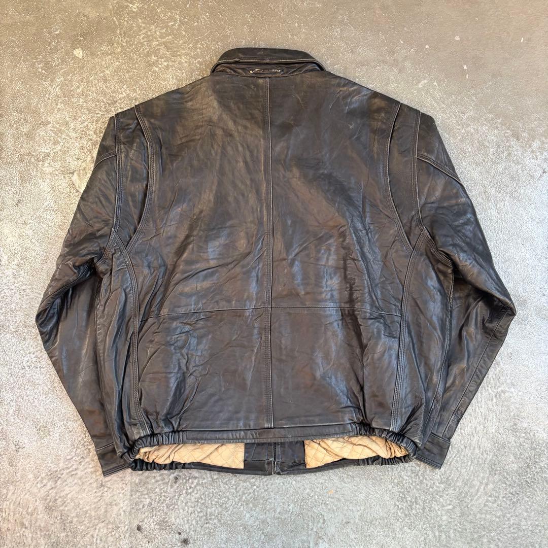 90s   ラムレザー　スウィングトップジャケット