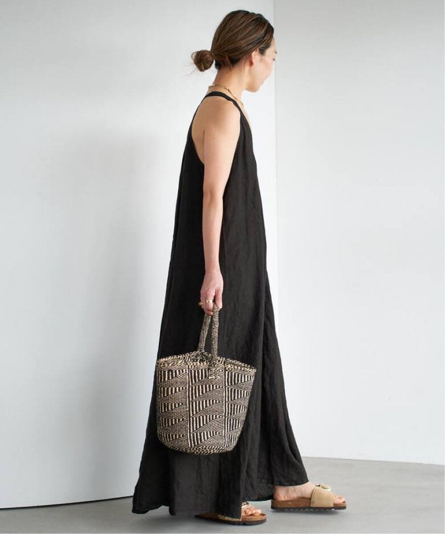 Deuxieme Classe /JOIN CLOTHESリネンストリングドレス