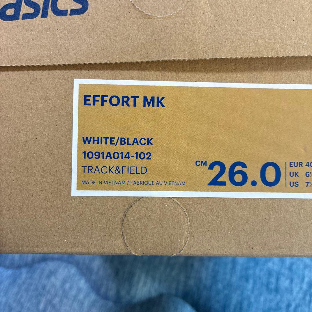 ASICS EF FOOT 陸上スパイクシューズ　 サイズ 26cm