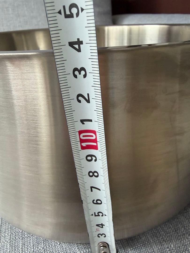 Fissler ステンレス両手鍋 蓋付き 中型24㎝