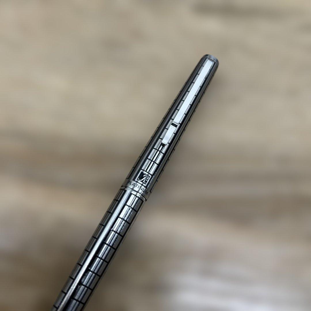 T*a様 万年筆 PLATINUM 18KWG 細字 現状品