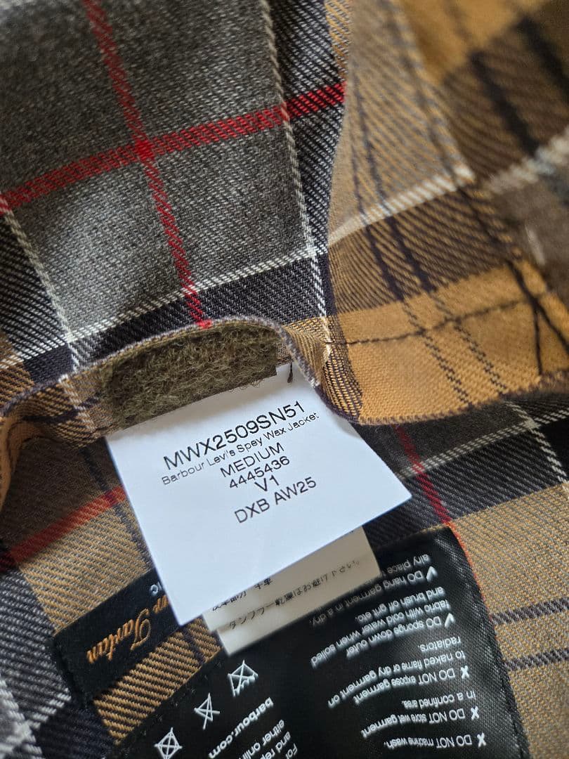 Barbour×Levi's 【SPEY / スペイ】ワックスショートジャケット