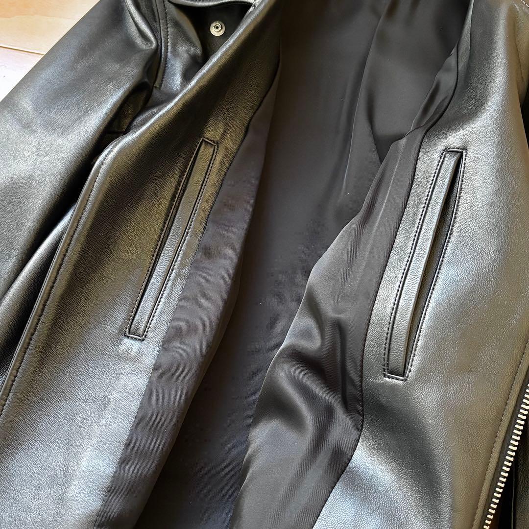 LITHIUM HOMME ダブルライダース ジャケット48 リチウムオム 黒