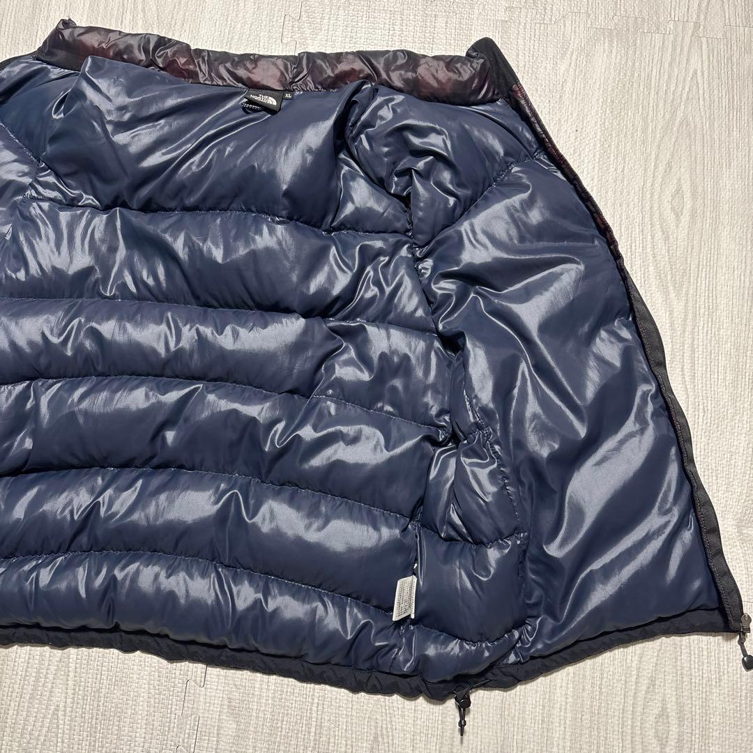 THE NORTH FACE ノースフェイス ダウンベスト XL チェック柄