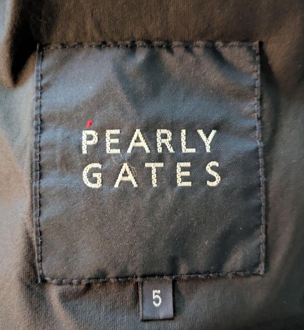 PEARLY GATES フード付きダウンジャケット ブラック