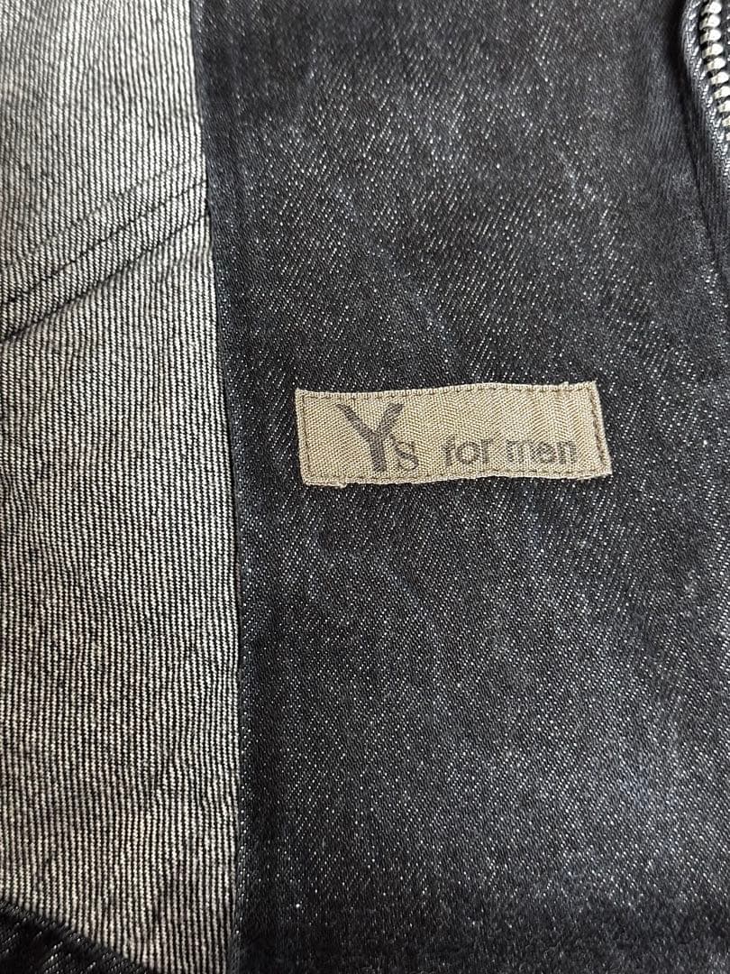 希少 Y's for men ワイズフォーメン デニムスイングトップ ジャケット