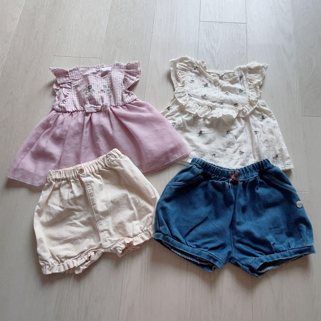 プティマイン90サイズ夏服おまとめ売り♡３４点