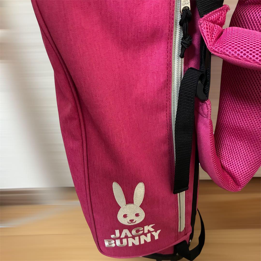 Jack Bunny!! スタンド式 キャディバッグ ピンク レディース 超軽量